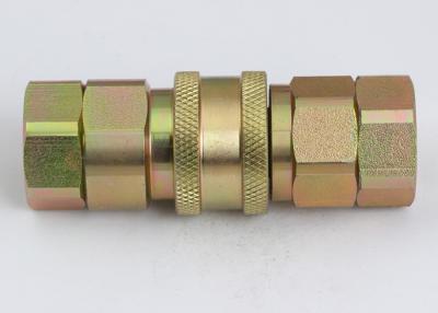 China Chrome Three Hydraulic Quick Connect Couplings ,  LSQ-S9 Close Type Quick Disconnect Coupling for sale