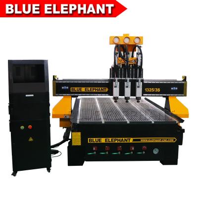 中国 青い象の家具の代理店を捜す機械を作る多頭部CNCのルーター型 販売のため