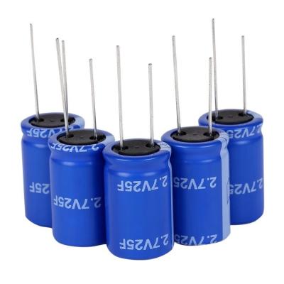 China General Purpose 2.7 V 25F supercapacitor 1000F Sample Available for sale