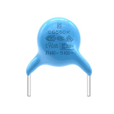 China Custom Y1 Safety Capacitor 560K 400VAC  High Withstand Voltage for sale