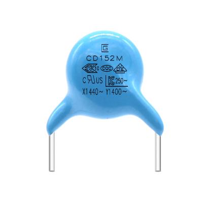 China UL Certified Y1 Safety Capacitor 152M/400V  Rated Voltage Cylindrical/Rectangular Shape - VDE/CQC/CE Approved en venta