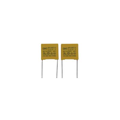 China 2.2UF 275VAC P22.5X2 Safety Capacitor 50/60Hz Dielectric Strength For Electrical Appliances for sale