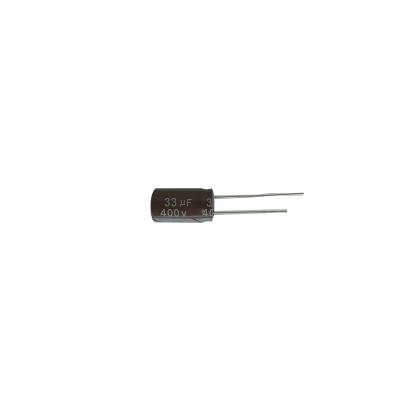 China 33UF400V Aluminum Electrolytic Capacitor For Signal Processing To Block DC Components And Transmit AC Signals for sale