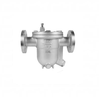 China flanged free float ball condensate bucket steam trap   WCB  Stainless steel for sale
