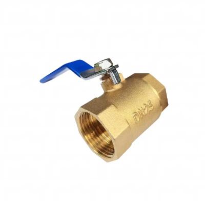 China BH High Quality 1/4 2 4 inch CW602N Watermark Two Piece Long Handle Water Ball Valve Manual Brass Ball Valve for sale