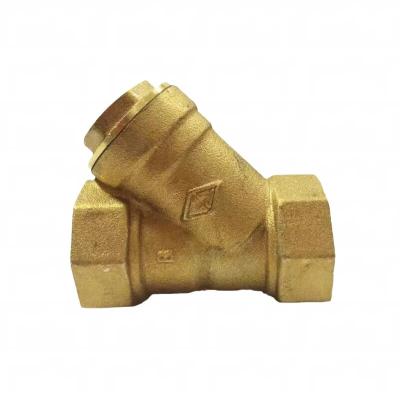 China Brass Wire Buckle Internal Thread Filter Y Strainer for sale