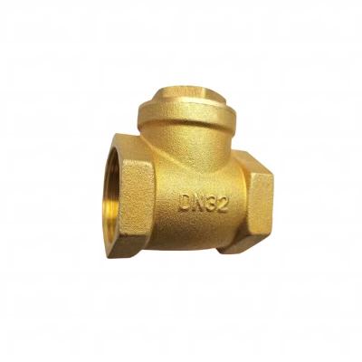 China Factory supply vertical brass check valve spring lifting type threaded check valve customized for sale for sale