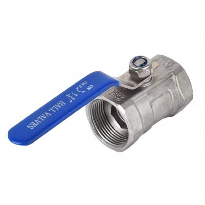 China 201/304/316 Stainless steel one-piece ball valve/internal thread ball valve butterfly handle ball valve switch 4 points for sale