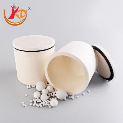 Κίνα 1000 ml λευκό αλουμινένιο κεραμικό βάζο για πλανητικές βιομηχανικές σφαίρες προς πώληση