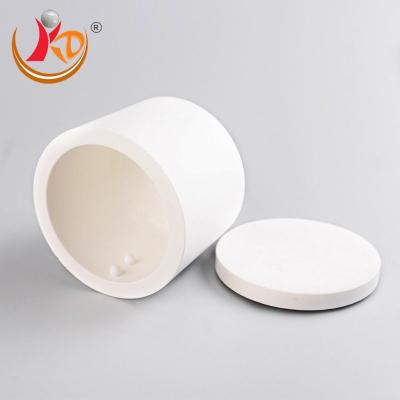 China 500ml 95% Alumina Ceramic Jar For Vibration Grinding Mills 3.8g/Cm3 Density for sale
