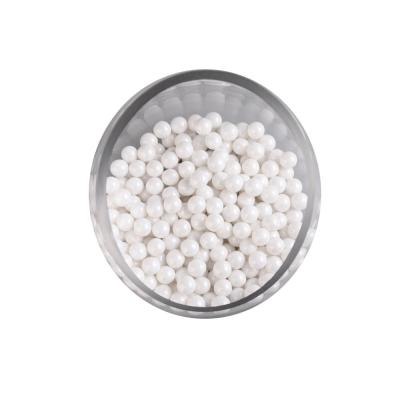 China Vuurvaste Witte Ceramische Ballen/Parels Zirconium Opgepoetste ROHS Te koop