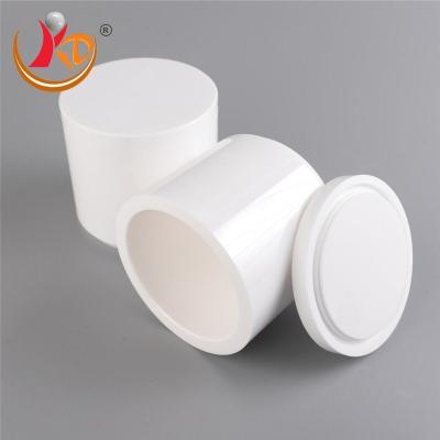 China 100ml Vajillas De Porcelana Ceramic Zirconium Crucibles Other Grinding Machine Jar for sale