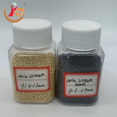 China Ceria de zirconio estabilizado Perlas cerámicas de zirconio para pintura Óxido de zirconio ceria de cerio Perlas de zirconio estabilizado en venta