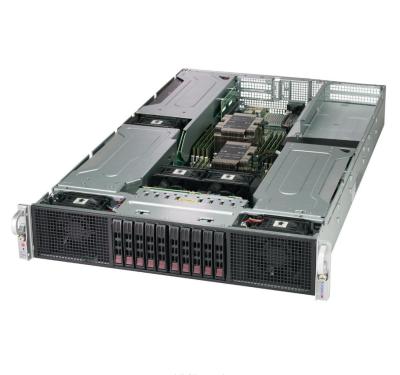 中国 PCI-E GEN 3 x16スイッチSupermicroの貯蔵サーバーSYS-2029GP-TR Xeon DDR4 10x2.5HS CPU GPUの結合 販売のため