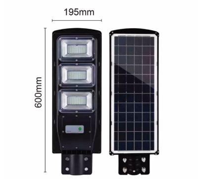 China Led Solar Street Light 30W 60W 90W All In One PIR Motion Sensor Light up for whole night Energy saving for sale