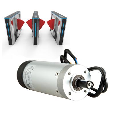 China Small DC Servo Motor DC24V 100W 2000rpm Output Torque 23NM Swing Barrier Gate for sale