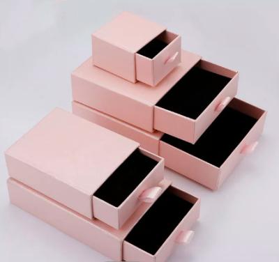 China ODM Cardboard Drawer Paper Box Slide Jewelry Box Drawing BSCI for sale