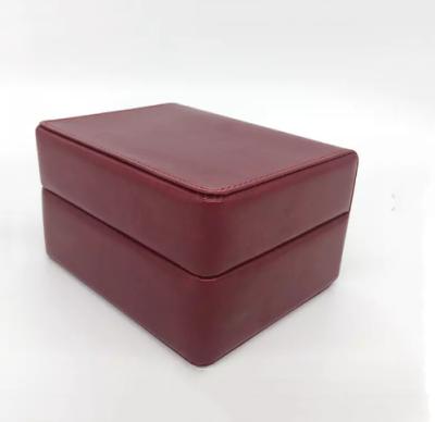 China Environmental PU Leather Box Embossing Luxury Watch Gift Case ODM for sale