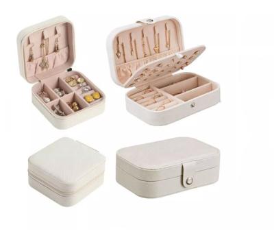 China H001 Small Jewelry Box Gift Flannelette Packaging Box Jewelry portable for sale