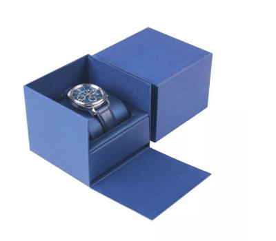 China Custom Square World Cover Mens Watch Jewelry Box With Pillow for sale