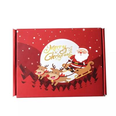 China Advent Calendar Christmas Cardboard Gift Boxes Embossing Printing for sale