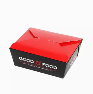 China Noodle Kebab Customized Food Packaging Box CMYK Takeout Food Boxes Disposable for sale
