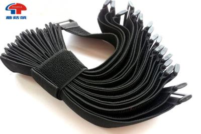 China High Strength Elastic Hook And Loop Strap Quick Release Cable Ties With Buckle for sale