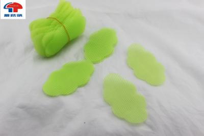China Printed Cute Spiral Hook And Loop Hair Rollers , Baby Green Heated sponge hair rollers for sale