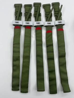 China Stock Fast Ship Hook And Loop Military Green Tourniquet For Adult Use Te koop