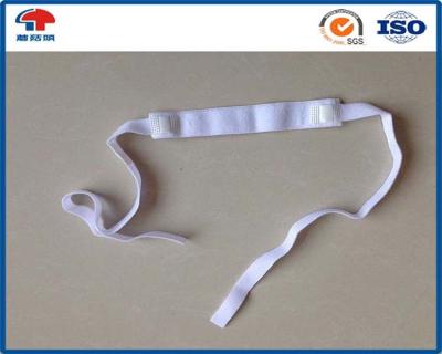 China Custom Elastic Hook And Loop Strap , white 6 Inch hook and loop band for Personal care for sale