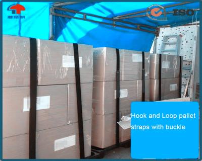 China Reusable Cargo Straps Hook & Loop Strap For Palletise Cargo Operation for sale