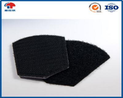 China Eco - friendly Square Shape Hook And Loop Coins , Hook Loop Patch For Uniform & Bags for sale