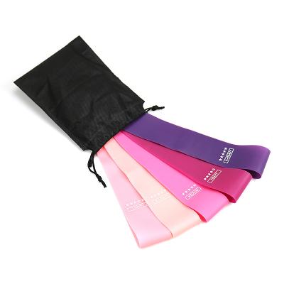China Gym Workout Elastic Resistance Band Latex 5 Pieces Fitness Band for sale