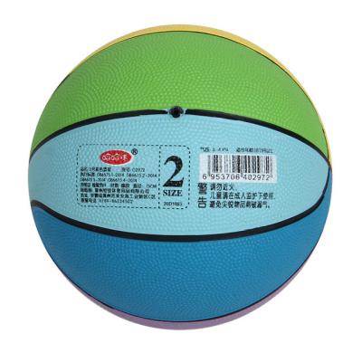 China Toddler Little Kids Mini Rubber Basketball Toy 6Inches PVC Eco Friendly en venta