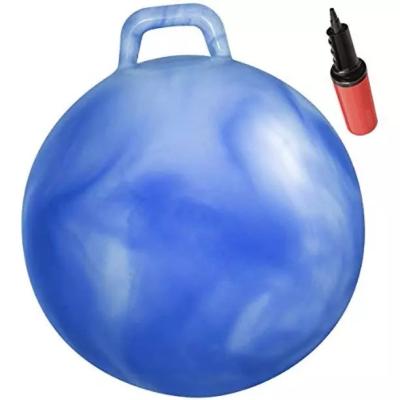 China Silk Printing PVC Eco Friendly Hopper Toy Ball Adult Space Giant Bouncing Skip Jumping for sale