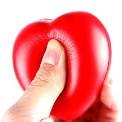 Китай Pu формы сердца пенится игрушки шарика стресса давит диаметр сброса 6.8cm продается