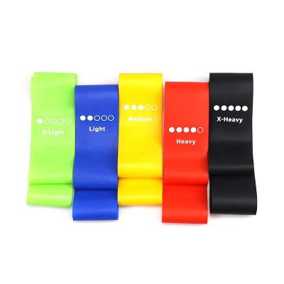 China Latex Nontoxic Heavy Duty Resistance Bands , PVC Elastic Belt For Exercise for sale