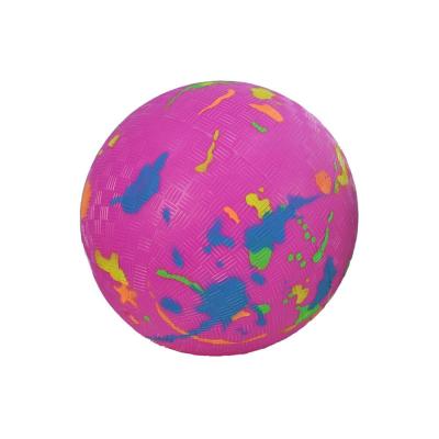 China Bola de patio de goma antiusura inodora, bola de patio rosada multiusos en venta