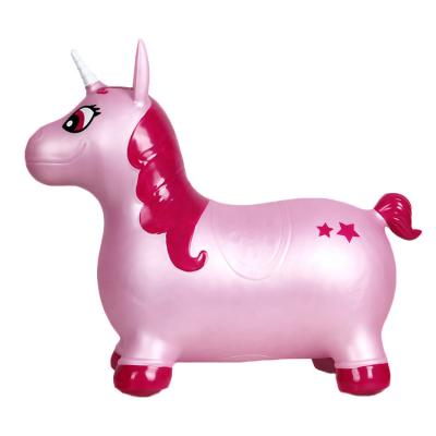 China Rosa no tóxico Unicorn Inflatable Animal Bouncer Waterproof respetuoso del medio ambiente en venta