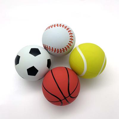 China Reusable Nontoxic Rubber Sports Ball , Lightweight High Bounce Rubber Ball for sale