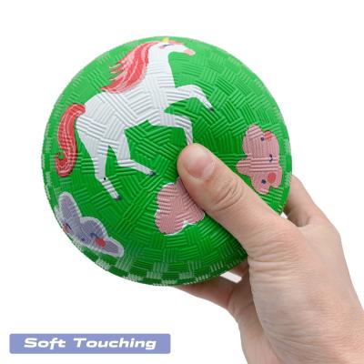 China Ultralight Thickened rubber Green Playground Ball harmless Inflatable for sale