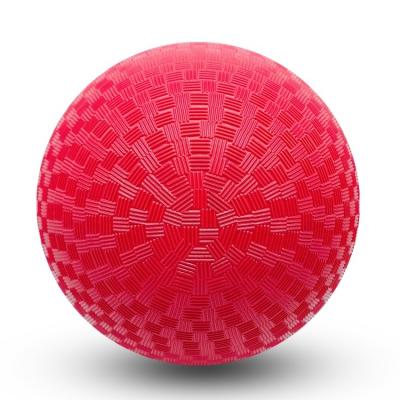China Nontoxic Red Playground Rubber Bounce Ball Thickened Reusable for sale