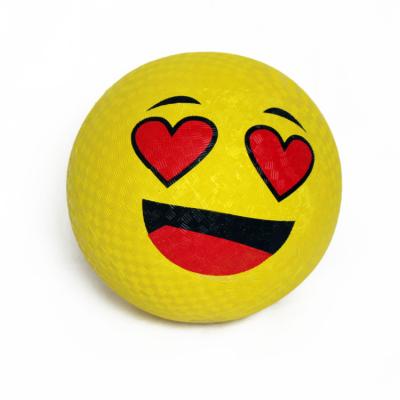 China Pvc Inflatable Emoji Ball , Outdoor Inflatable Bouncy Balls Bsci Approved for sale