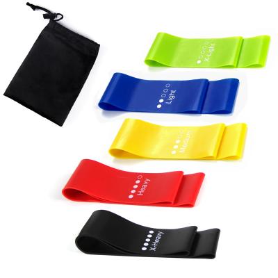 China Tasteless Latex Elastic Loop Resistance Band Multifunctional For Cross Training for sale