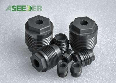 China External Hexagon Tungsten Carbide Thread Nozzle High Precision For Oil Field Industry for sale
