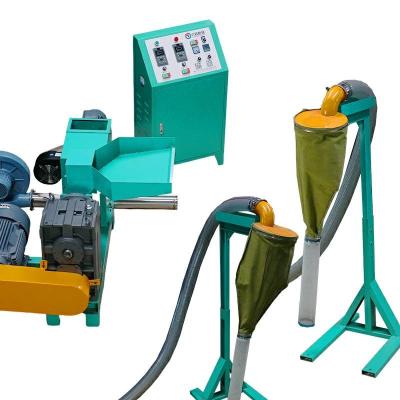 China Extruded Plastic Agglomerator Machine For PVC Hdpe Recycling Pelletizing for sale