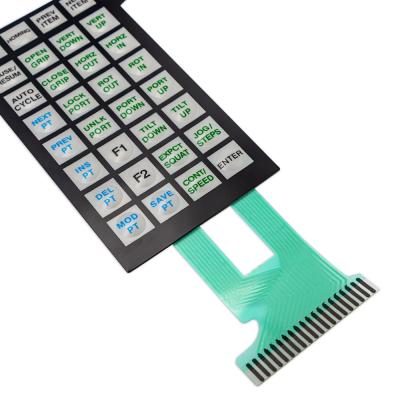 China Interruptor de membrana do teclado do teclado numérico da membrana do botão da matriz de Custom Metal Dome do fabricante à venda