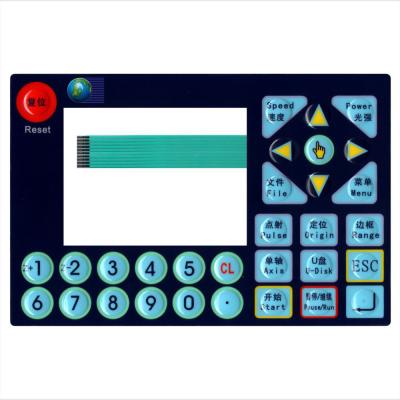 China Custom Touch Screen Membrane Switch Panel With Embedded LED for sale