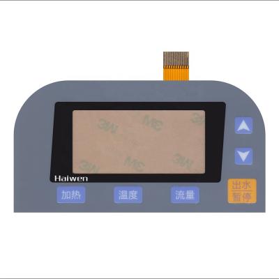 China Custom Microwave Oven Key Control Panel Membrane Switch Keypad Keyboard for sale