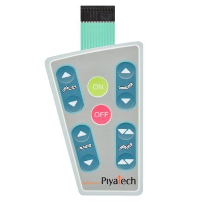 China Keypad Keyboard Panel PET Circuit Membrane Switch Glossy For Medical for sale